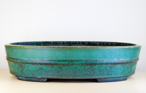 Japanese bonsai pot tokoname - pot,