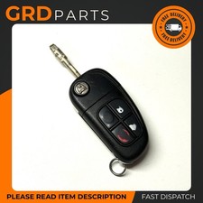 JAGUAR XJ XJR X S type 4 BUTTON FLIP CENTRAL LOCK REMOTE KEY ALARM FOB UNTESTED