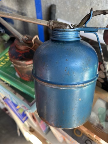 Italian blue oiler - oiler, (vintage)