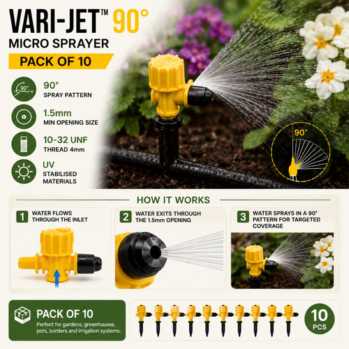 Micro irrigation sprayer - irrigation, pack