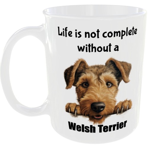 Welsh terrier mug dog - terrier,