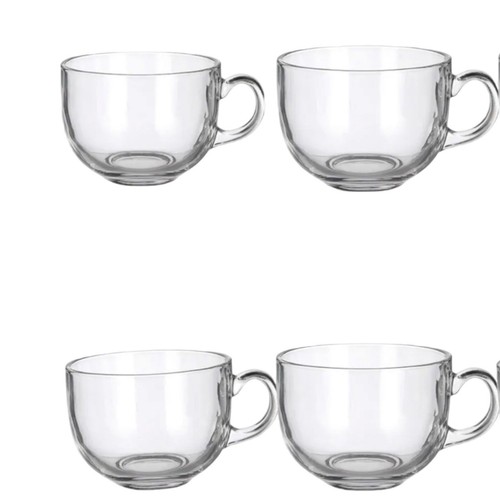 4pcs 15oz plain clear - 4pcs, glass