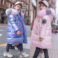 Girls Boys Lined Padded Winter