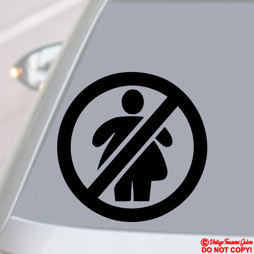 Fat chicks vinyl decal - vinyl,