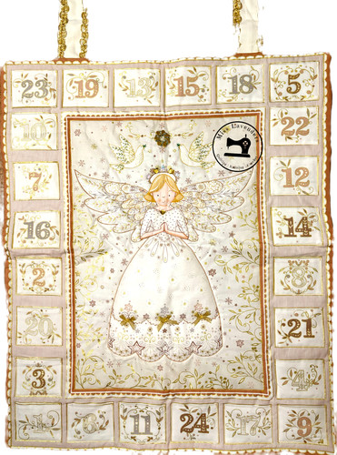 Makower christmas angels cream - angels,