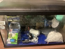 fish tank and cabinet