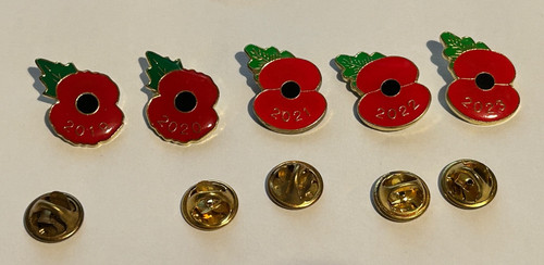 Poppy remembrance pin - remembrance,