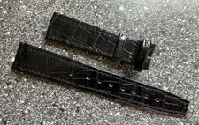 Genuine NOS Ebel Black Leather Strap 18mm