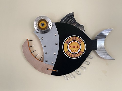 Shell motor oil weird fish - oil,