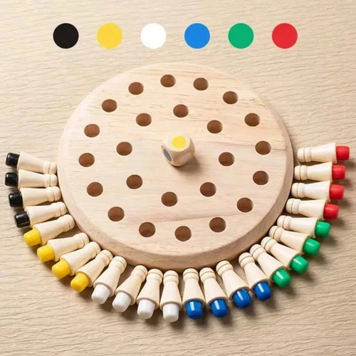 Memory match stick chess color - match,