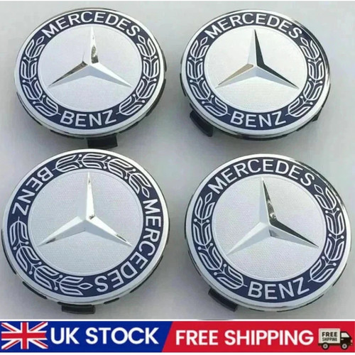 Mercedes alloy wheel centre - 4x,