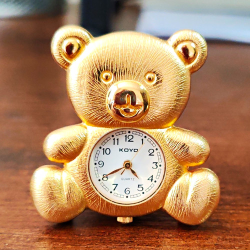 Koyo gold metal teddy - metal, bear