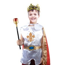 Kids Medieval King Costume Set