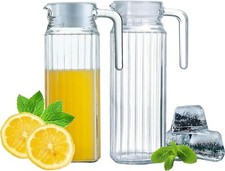 Slim Glass Fridge Jug 1.1L