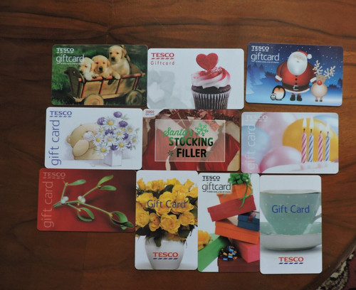 Tesco gift cards - 10, uk