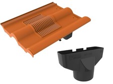 Timloc Double Roman Tile Vent
