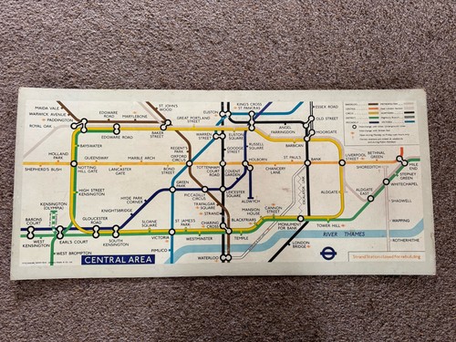 Vintage london underground tfl - london,