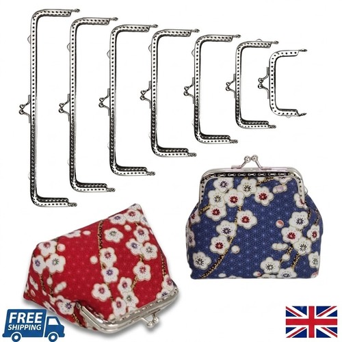 Metal purse frame kiss clasp - metal,