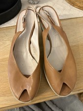 Alberto Zago Wedge Sling Back