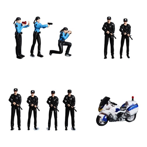 Scale police figures - police,