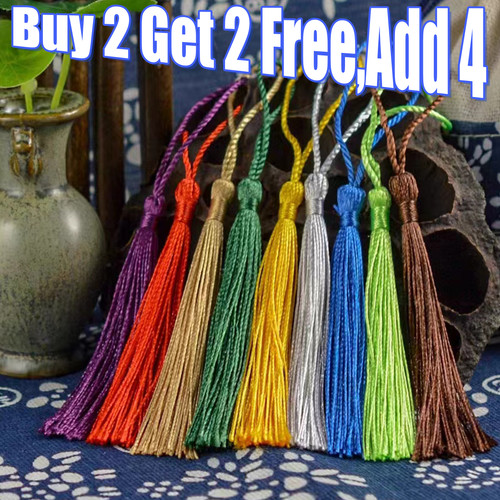 30pcs set silky tassels crafts - silky,