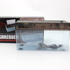 Privacy Hand Shredder Compact Manual Design with Transparent Bin Capacity Office