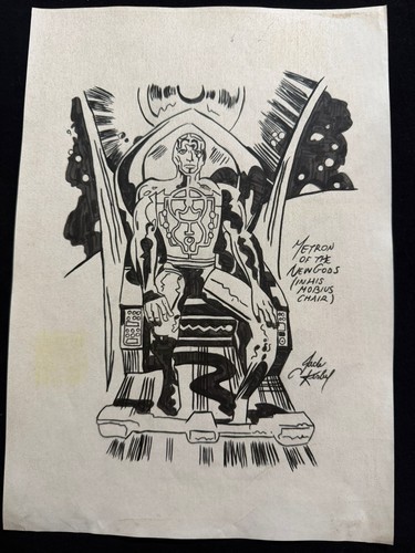 Jack kirby painting drawing - kirby, on