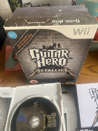 Metallica guitar hero box - metallica,