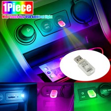 1x Mini Colorful Lamp Bulb LED USB Car Interior Neon Atmosphere Ambient Light