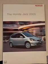 Honda Jazz 2005 UK Market Sales Brochure 1.2 S, 1.4 SE 1.4 Sport