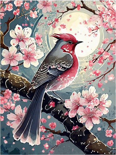 Tile mural japan - tile, branch