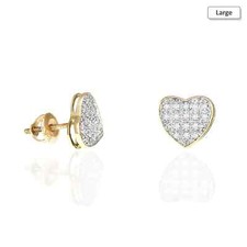 Real Diamond 10k Yellow Gold