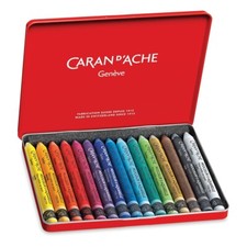 Caran d'Ache Neocolor II Water-Soluble Wax Pastel - Tin of 10, 15, 30, 40, or 84