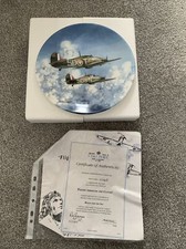 COALPORT - FLIGHT THROUGH THE CLOUDS -  REACH FOR THE SKY BRADFORD EXCHANGE