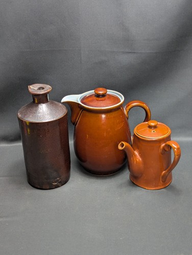 Lot stoneware items - lot, 3