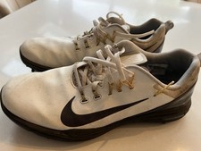 Nike Lunar Command 2 Golf Shoes UK10.5 White Grey 