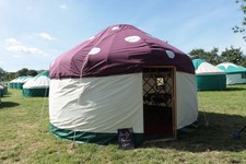 Used yurt roof and star cover faded but lots of life left in it
