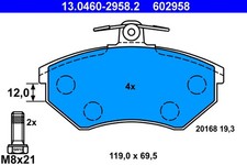 FRONT BRAKE PAD SET DISC BRAKE