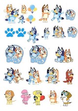 Bluey Inspired Edible Cupcake