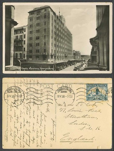 South africa 1938 old - south,