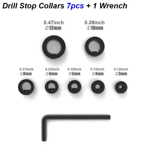 Drill stopper collar set stop - drill,