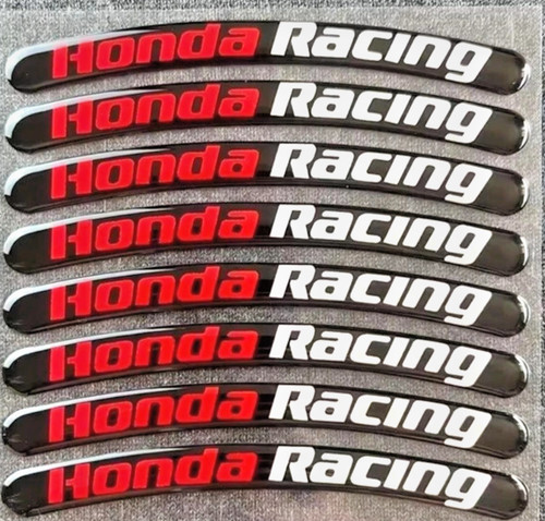 8pcs honda racing reflective - 8pcs,