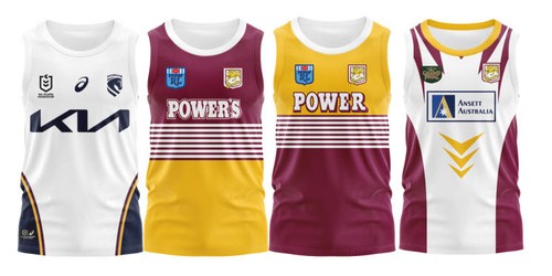 Rugby men singlet brisbane - rugby, men's