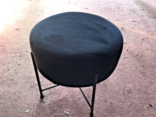 Stool boucle fleece chair - stool,