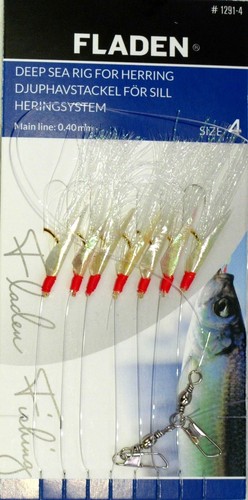 Fladen sabiki feather hook - feather, 7