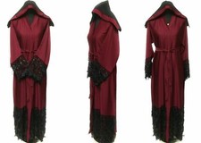 Women's Maroon Open Front