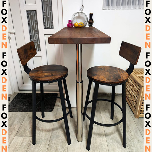 Industrial bar stools set - industrial,