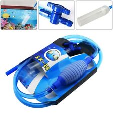 Large Aquarium Fish Tank Instant Siphon Cleaner Or Vacuum for Gravel and Sand BL