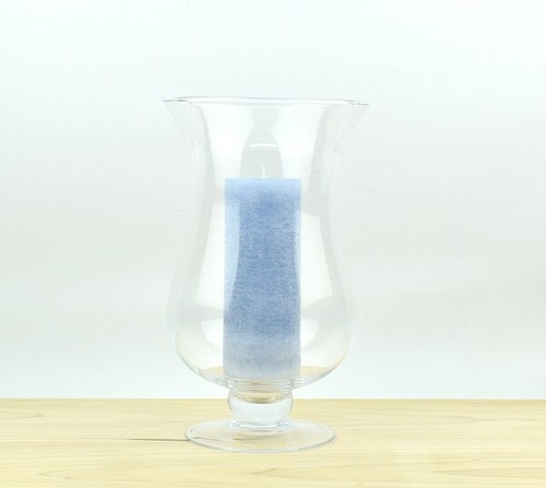Large glass hurricane - large,