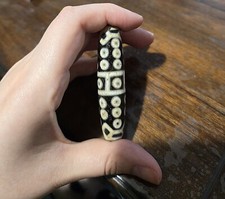 Authentic Tibetan Agate Dzi Bead, Lucky Charm Bracelet,  Tibetan Jewelry (A1)